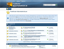 Tablet Screenshot of frankfurter-nahverkehrsforum.de